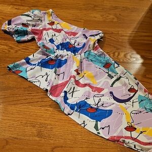 Colorful Abstract angled top